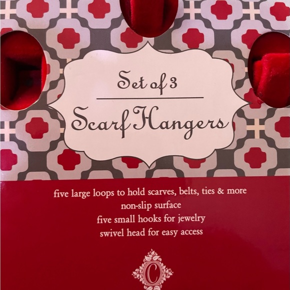 Red Scarf Hanger Organizer - Picture 2 of 3